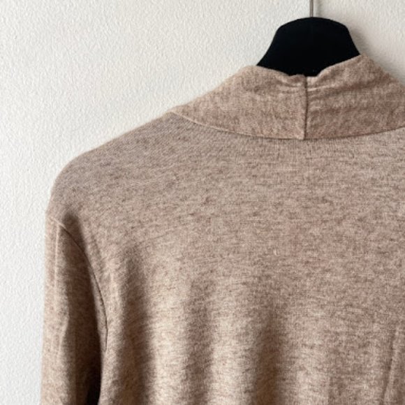 Twenty Ten Cream Crossover Wrap Sweater - Picture 6 of 6